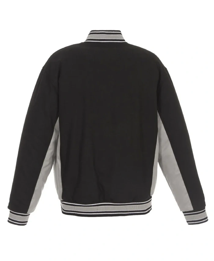 Accent Miami Marlins Varsity Black Wool Jacket Accent Miami Marlins Varsity Black Wool Jacket product image