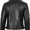 Mitchel Men's Black Shearling Leather Bomber Jacket Mitchel Men's Black Shearling Leather Bomber Jacket product image