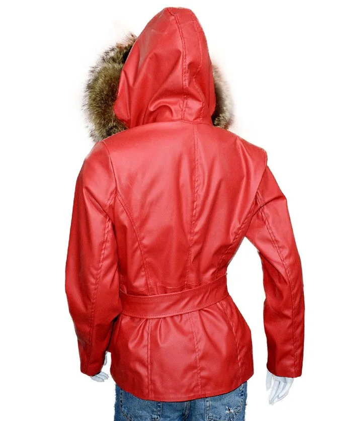 Mrs Claus The Christmas Chronicles Red Leather Jacket Mrs Claus The Christmas Chronicles Red Leather Jacket product image