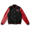 NFL Arizona Cardinals Varsity Wool-Leather Burgundy-Black Jacket product image