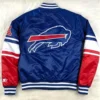 NFL Buffalo Bills Satin Royal Blue and Red Jacket NFL Buffalo Bills Satin Royal Blue and Red Jacket product image