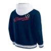 Atlanta Braves Navy Cotton Hooded Jacket Atlanta Braves Navy Cotton Hooded Jacket product image