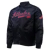 Navy Wordmark Atlanta Braves Full-Snap Jacket product image