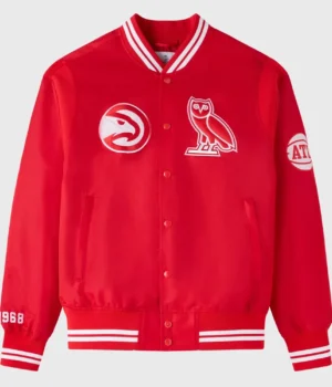 OVO Atlanta Hawks Red Jacket product image