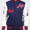 Old English Atlanta Braves Varsity Jacket product image