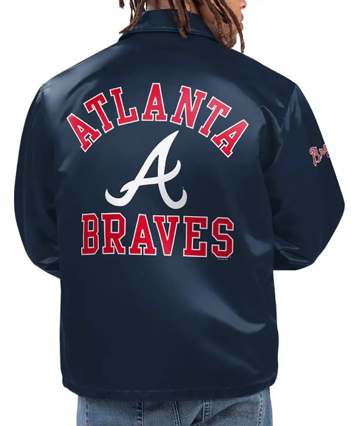 Atlanta Braves Option Route Coaches Jacket Atlanta Braves Option Route Coaches Jacket product image