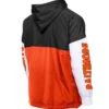 Baltimore Orioles Color Block Orange/Black Windbreaker Hoodie Baltimore Orioles Color Block Orange/Black Windbreaker Hoodie product image