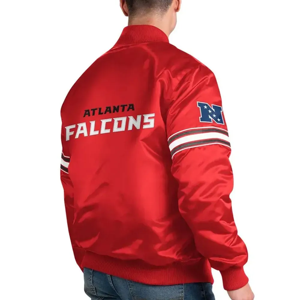 Pick and Roll Atlanta Falcons Satin Jacket Pick and Roll Atlanta Falcons Satin Jacket product image