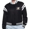 Printed Logo Anaheim Ducks Varsity Satin Jacket product image