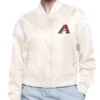 Arizona Diamondbacks Printed Logo Varsity Satin Jacket product image
