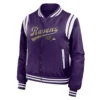 Purple Baltimore Ravens Bomber Full-Zip Jacket product image