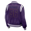 Purple Baltimore Ravens Bomber Full-Zip Jacket product image