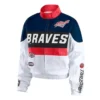 Atlanta Braves Racing Navy/White Full-Zip Jacket product image