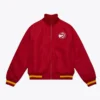 Red Atlanta Hawks Satin Full-Zip Jacket product image