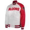 Red-White Atlanta Falcons Start of Season Retro Satin Jacket product image