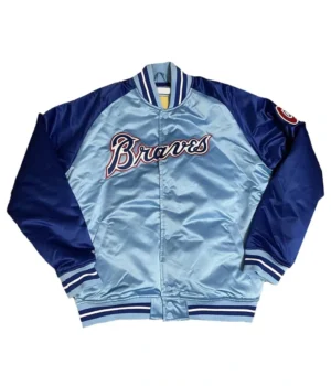 Reload Atlanta Braves Blue Satin Jacket product image