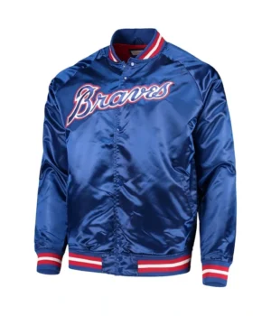 Royal Atlanta Braves Lightweight Satin Jacket product image