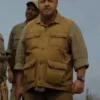 Russell Crowe The Hunter 2024 Brown Vest product image