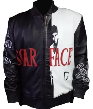 Scarface Al Pacino Black Leather Jacket product image