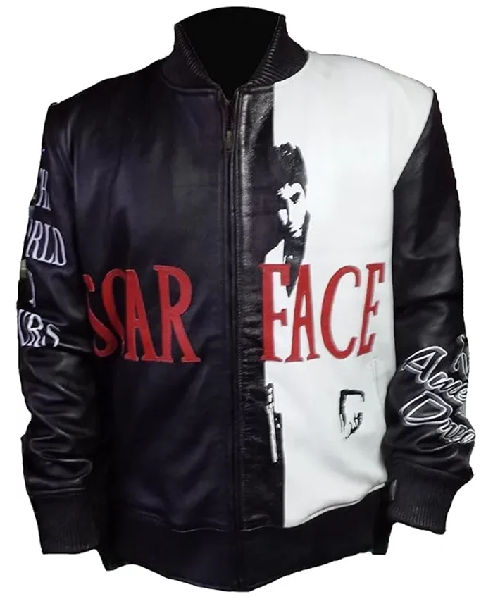 Scarface Al Pacino Black Leather Jacket Scarface Al Pacino Black Leather Jacket product image