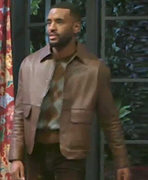 Sean Freeman Beyond the Gates Brown Leather Jacket product image