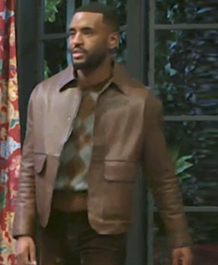 Sean Freeman Beyond the Gates Brown Leather Jacket Sean Freeman Beyond the Gates Brown Leather Jacket product image