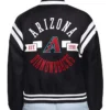 Arizona Diamondbacks Printed Logo Varsity Satin Jacket product image