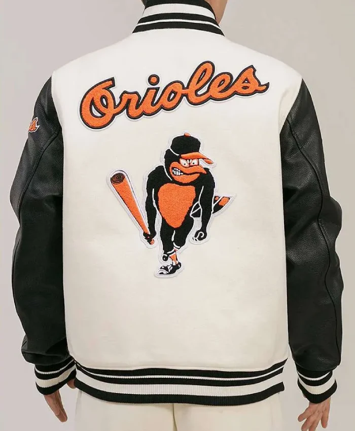 Baltimore Orioles Classic Rib Retro Varsity Jacket Baltimore Orioles Classic Rib Retro Varsity Jacket product image