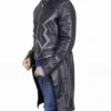 Black Bolt Inhumans Mid Length Leather Coat Black Bolt Inhumans Mid Length Leather Coat product image