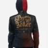 Harley Quinn Daddy’s Lil’ Monster Quilted Black Jacket product image