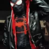 Spider-Man: Across the Spider-Verse Miles Morales Leather Jacket product image