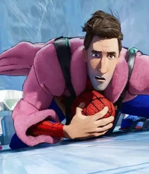Spider Man Across the Spider-Verse Peter B Parker Pink Coat product image