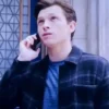 Spider-Man No Way Home Tom Holland Plaid Shirt product image