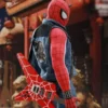 Spider Punk Spiderman Blue Denim Vest Spider Punk Spiderman Blue Denim Vest product image