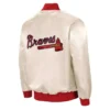 The Ambassador Home Atlanta Braves Cream Satin Jacket product image