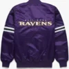 Starter Bomber Baltimore Ravens Purple Satin Jacket product image