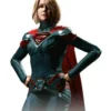 Supergirl Injustice 2 Blue Leather Jacket product image