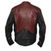 Superman Smallville Maroon And Black Leather Jacket product image
