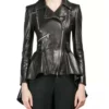 The 100 S7 Eliza Taylor Takitop Black Leather Jacket product image