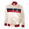 The Ambassador Home Atlanta Braves Cream Satin Jacket product image