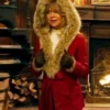 Mrs Claus The Christmas Chronicles Red Leather Jacket Mrs Claus The Christmas Chronicles Red Leather Jacket product image