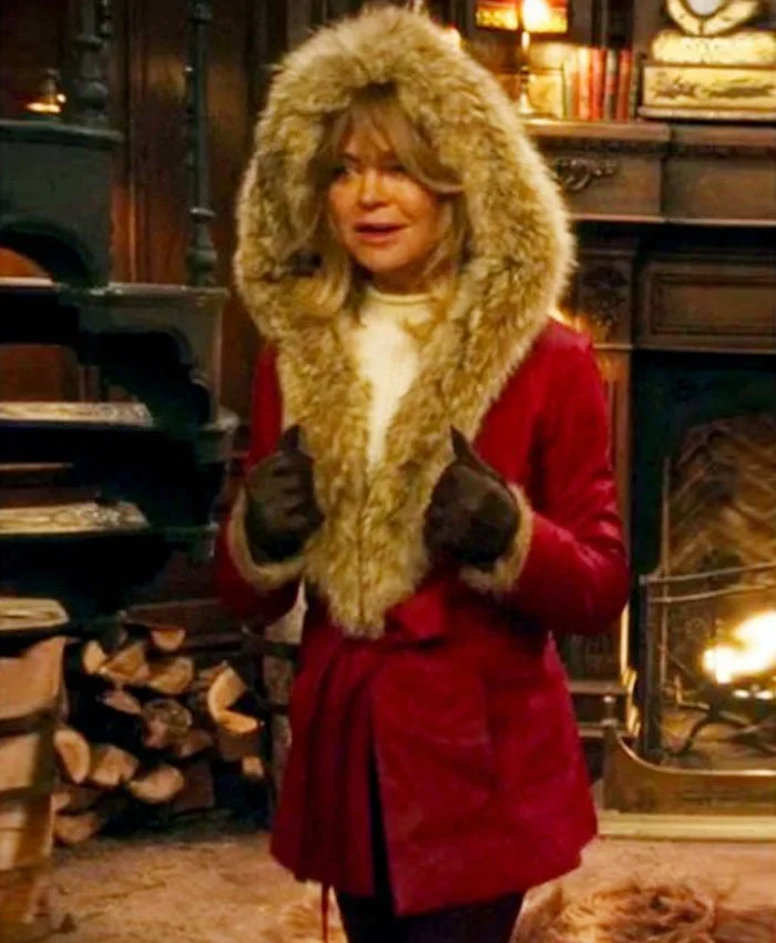 Mrs Claus The Christmas Chronicles Red Leather Jacket Mrs Claus The Christmas Chronicles Red Leather Jacket product image