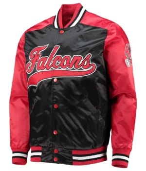 The Tradition II Atlanta Falcons Red-Black Satin Jacket product image