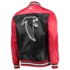 The Tradition II Atlanta Falcons Red-Black Satin Jacket product image