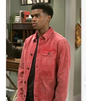 Tyrell Richardson Beyond the Gates Red Corduroy Jacket product image