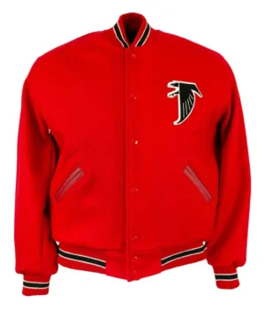 Varsity 1967 Atlanta Falcons Red Wool Jacket product image