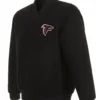 Varsity Atlanta Falcons Black Wool Jacket product image