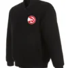 Varsity Atlanta Hawks Black Wool Jacket product image