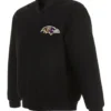 Varsity Baltimore Ravens Black Wool Jacket product image