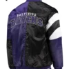 Varsity Baltimore Ravens Full-Snap Satin Jacket Varsity Baltimore Ravens Full-Snap Satin Jacket product image